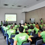 Abertura do evento com os executivos e equipe comercial