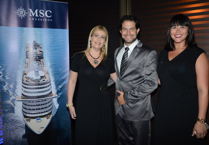 Adriana Barbosa, Bruno Cordaro e Renata Strapasson, da MSC