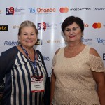 Alda Montanher, da 370 Travels e Catarina Matulovic, da Catarina Rio Turismo