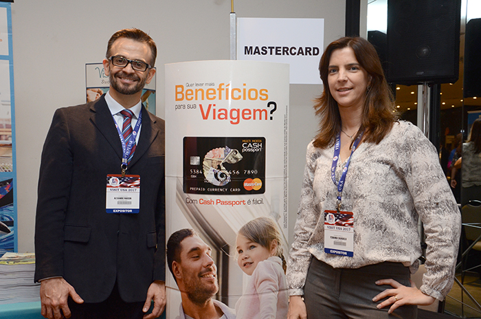 Alexandre Marson e Fernanda Caraballo, da Mastercard