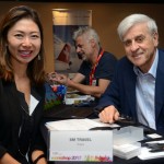 Ana Taquecita, da New Age, e Giancarlos Carrera, da Swiss Motivation Travel