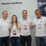 Anderson Serafim, Cristiane Silveira, Valcir Teixeira, e Joaquim Domingos, da Azul