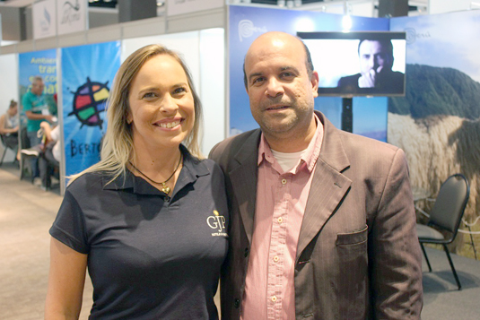 Andrea Freitas e Raul Monteiro da GJP Andrea Freitas e Raul Monteiro da GJP
