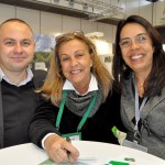 Andrzej Zuba, da LCC, Vania Mendes, da Rentamar, e Maria Helena, do Tivoli