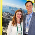 Andréa Revoredo, do Rio CVB, e Bruno Reis, do RIOgaleão