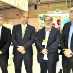 Antônio Ribeiro, da Azul, Rodrigo Correa, do ETB, Jorge Jesus e Giuliano Ponzio, da Azul