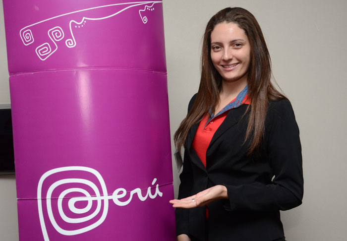 Ariadne Pereira, do Escritório Comercial do Peru