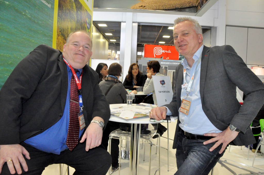 Arne Torchala, da TAP, e Daniel Nickel, da Tropo GmBH