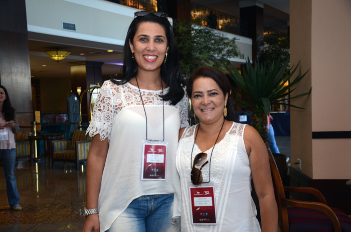 Bruna Reis, da NMT, e Rose Paulino, da NIX Travel Campinas