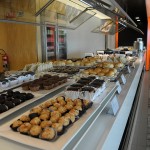 Buffet no lounge da Gol