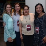 Carol Briotto, da 2Way Turismo, Rachel Moraes, da Rachel Moraes Turismo, Beatriz Camargo, da Autentica Viagens, e Kiu Ravanini, da Mandarim Turismo