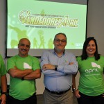 Celso Andrade, Carlos Luz, Claudio Brito e Erica Souza, eq de Mkt com o CEO, Agnaldo Abrahão