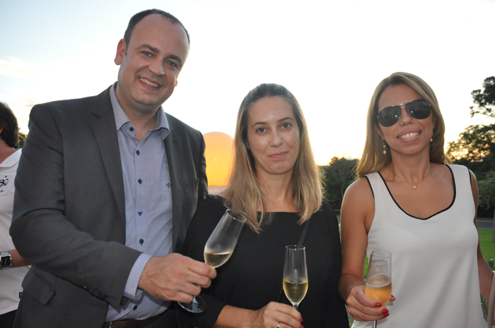 Cesar Nunes, da GJP, Liege Pretel, da Pleme7 CVC, e Viviane Silva, da Flytour Viagens Cesar Nunes, da GJP, Liege Pretel, da Pleme7 CVC, e Viviane Silva, da Flytour Viagens