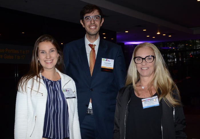 Clara CAmpos, da Minor Hotels, Leonardo Pugliese, do Turismo da Thailand, e Maria amélia Villar, da Atlanta Turismo