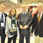 Claudio Del Bianco, da Del Bianco, Vania Mendes, da Rentamar, Nilo Sergio Felix, secretário de Turismo do RJ, e Victor Seixas, da Rentamar