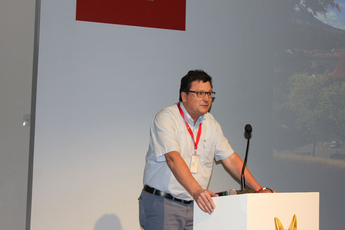 Com muito humor, Markus Largier apresentou o Turismo de Berna