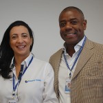 Cristiane Jayme, diretora de Lazer e Vendas com Esequiel dos Santos, diretor de Relacionamento e Vendas da Trend