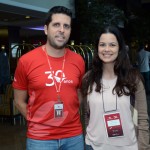 Daniel Castanho, da Ancoradouro, e Marina Puttini, da Sajotur Turismo