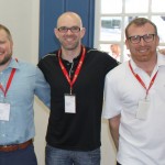 Dario Gross, da Jungfrau Railways, Thorsten Frohn, de St. Moritz, e Andreas Nef, do Swiss Travel System (2)