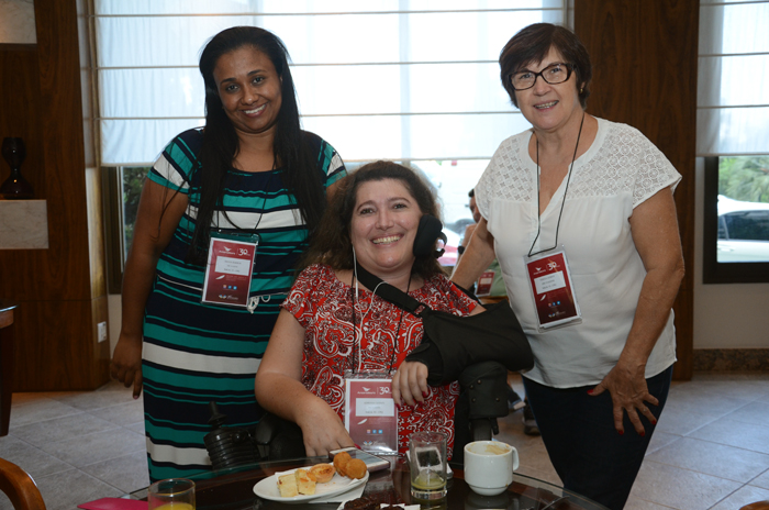 Diana Barros, Adriana Godoy, e Tereza Godoy, da Dri Viagens