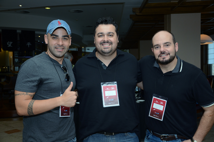Diego Bauck, da Griffe de Viagens, e Mauricio Tambasco, da Asastur Turismo