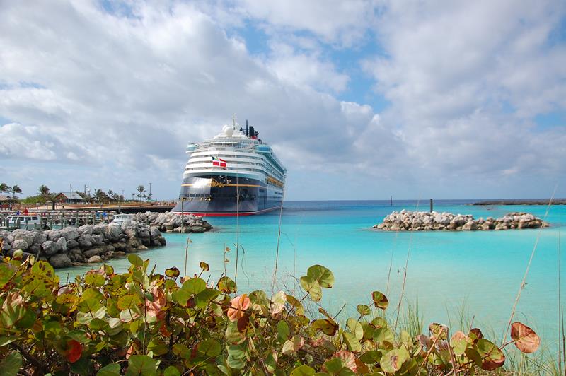 Disney Wonder em Castaway Cay Disney Wonder em Castaway Cay