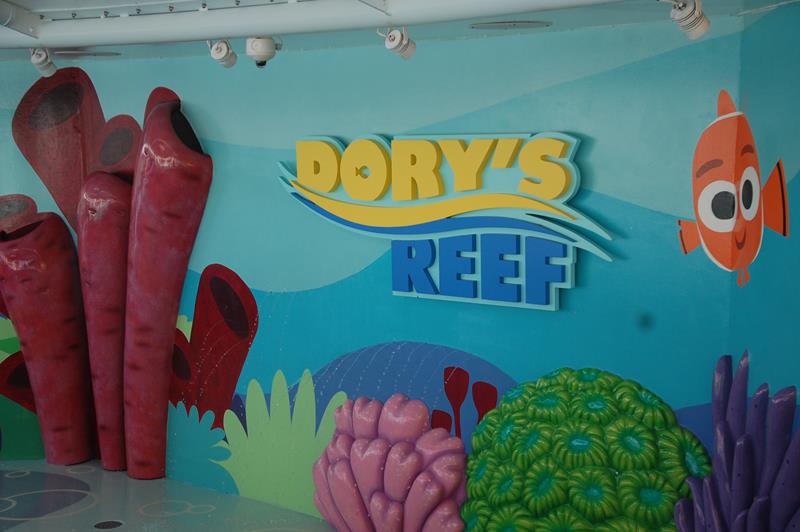 Dory's Reef, espaço de água para crianças Dory's Reef, espaço de água para crianças