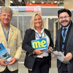 Enrique Litman, do Vida Sol e Mar, Rosa Masgrau, do M&E, e Gilson Lira, da Embratur