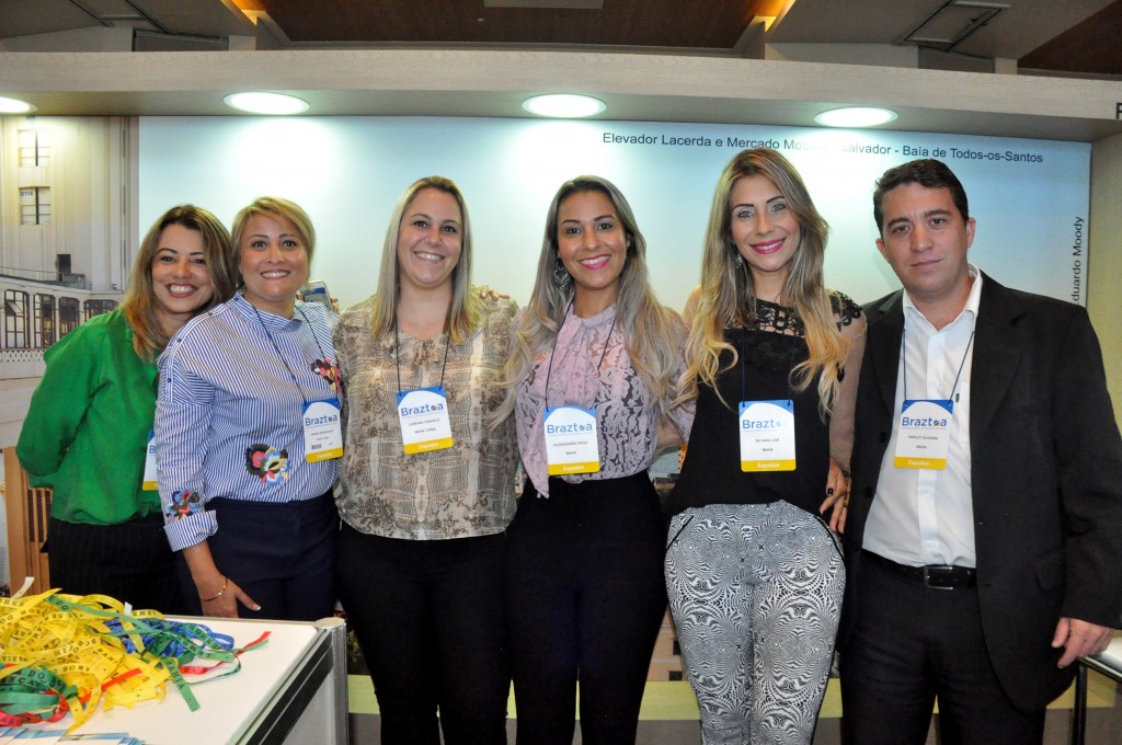 Equipe da Bahia representada pela Bahiatursa e hotéis parceiros