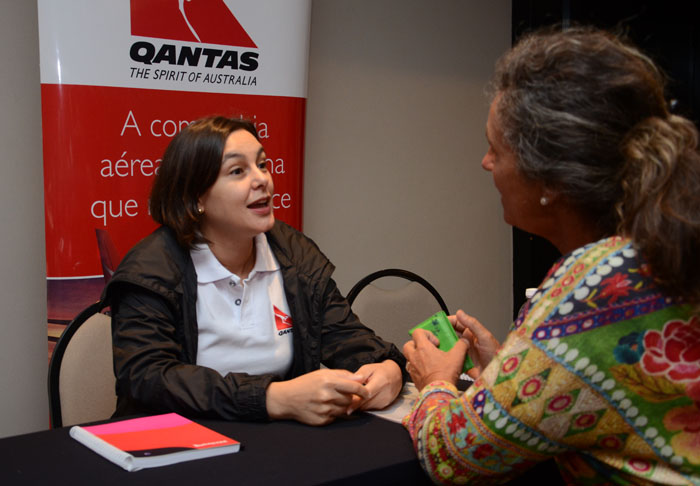 Erica dos Santos, da Qantas, e Mari Masgrau, do M&E