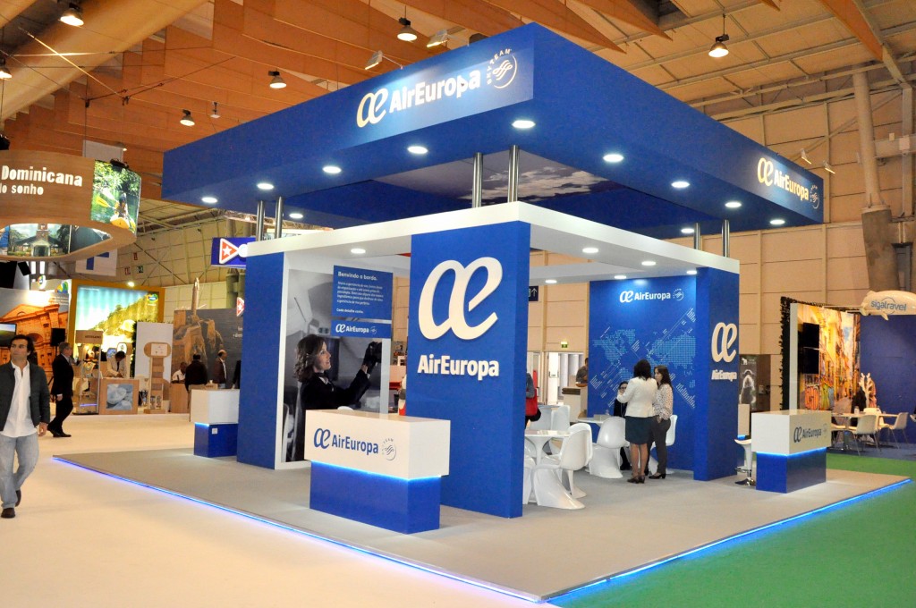 Estande da Air Europa