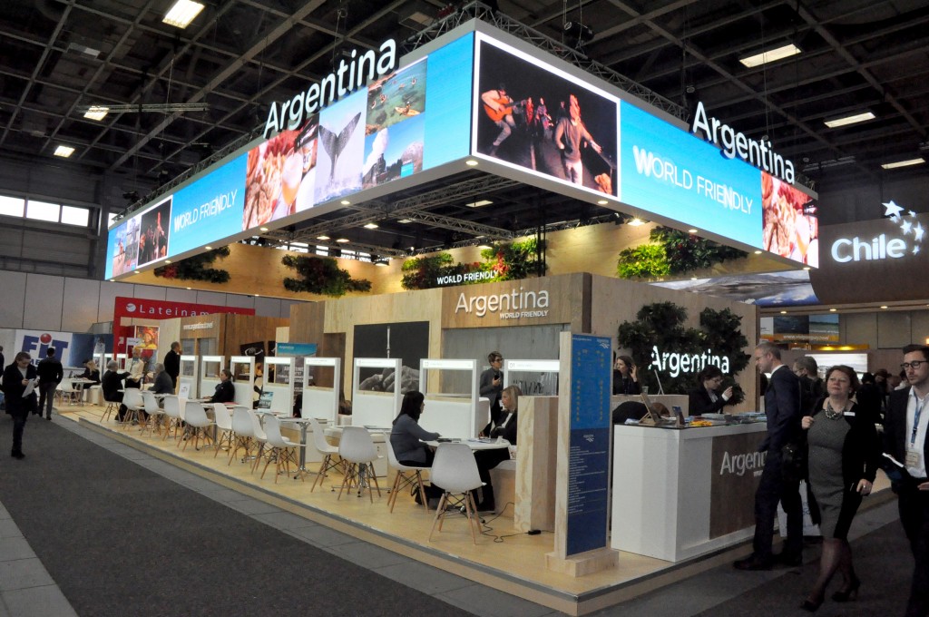 Estande da Argentina