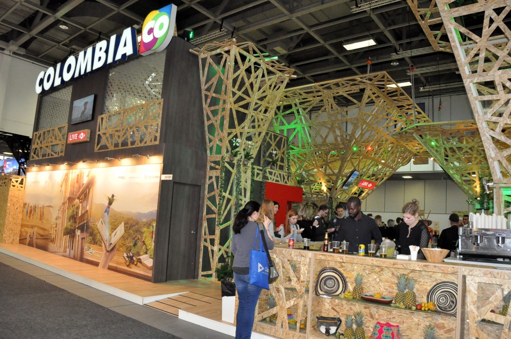 Estande da Colômbia