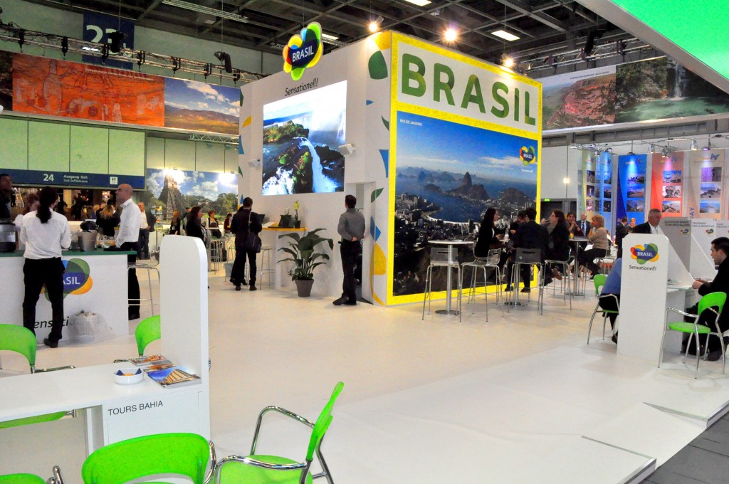 Estande do Brasil este ano tem 368 metros quadrados de área