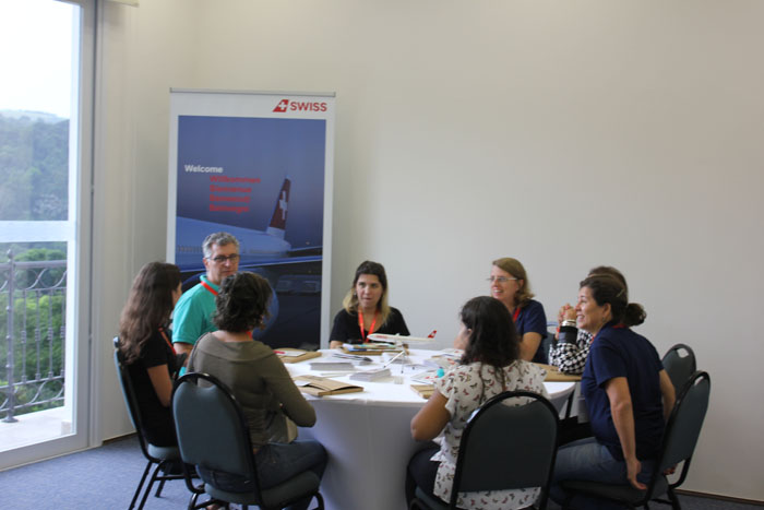 Evento contou com cinco salas para rodadas de neg[ocios entre destinos e agentes