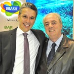 Felipe Carreras, candidato, e Nilo Felix, presidente do Fornatur