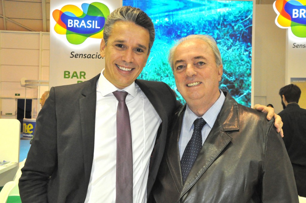 Felipe Carreras, candidato, e Nilo Felix, presidente do Fornatur Felipe Carreras, candidato, e Nilo Felix, presidente do Fornatur