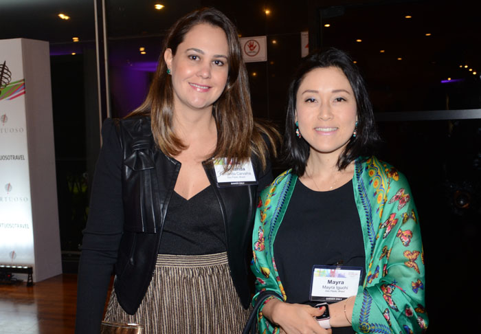 Fernanda Carvalho, do Emiliano, e Mayra Iguchi, da Hip Hotels