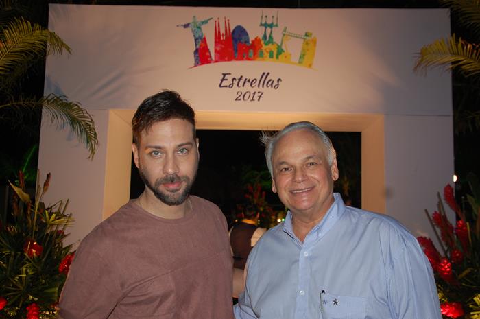 Flávio Valle, da Princípios Brazil, com Orlando Giglio, da Iberostar