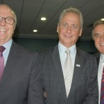 Francisco Leme, Luis Vabo e Ronaldo Waltrick, VP Administrativo, diretor de Tecnologia e Integração, e VP Financeiro da Abav, respectivamente