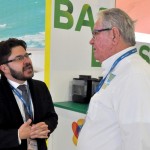 Gilson Lira, da Embratur, conversa com Roy Taylor, do M&E