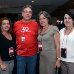 Gisela Lima, da Orlean Tur, Miguel, da Ancoradouro, Vera Carreira, da Quantomais, e Maria Fernanda, da Carolina Viagens