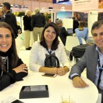 Gisele Lima, da Promo, Isabelle Santiago, de PE, e Adailton Feitosa, presidente da Empetur