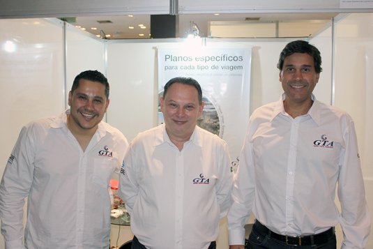 Guilherme Sperb, Paulo Queiroz e Rogério Esteves da GTA Guilherme Sperb, Paulo Queiroz e Rogério Esteves da GTA
