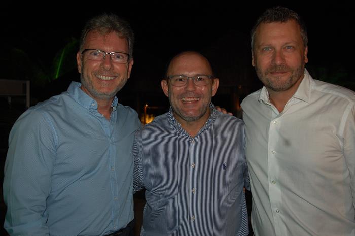 Jesuz Bosque, David Malagelada e Enric Noguer, da Iberostar