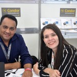 Josué Silva da Condor e Ana Paula Pereira, da HTA