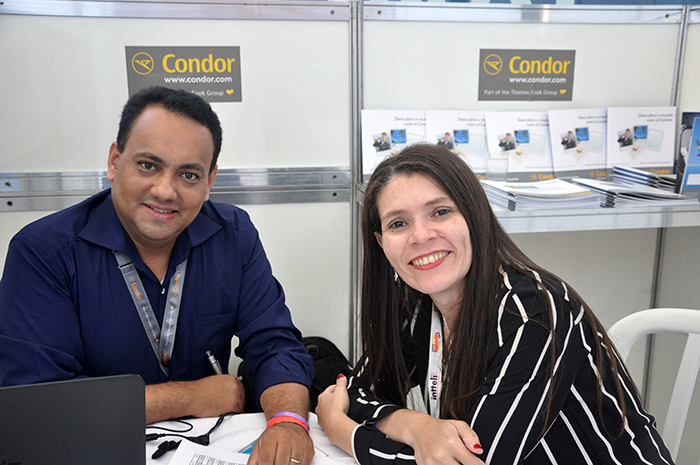 Josué Silva da Condor e Ana Paula Pereira, da HTA Josué Silva da Condor e Ana Paula Pereira, da HTA