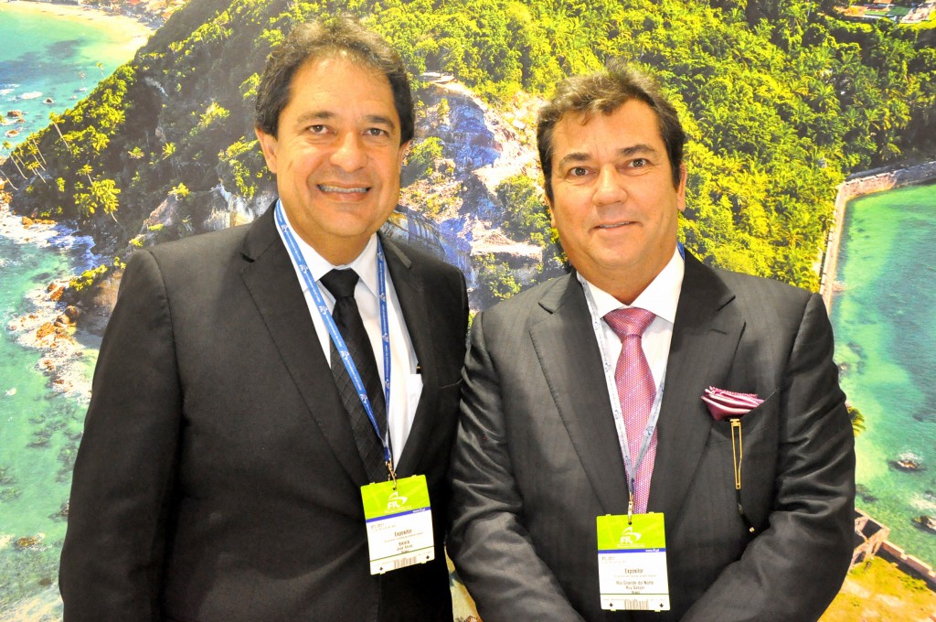 José Alves, secretário de Turismo da Bahia, e Ruy Gaspar, secretário de Turismo do RN José Alves, secretário de Turismo da Bahia, e Ruy Gaspar, secretário de Turismo do RN