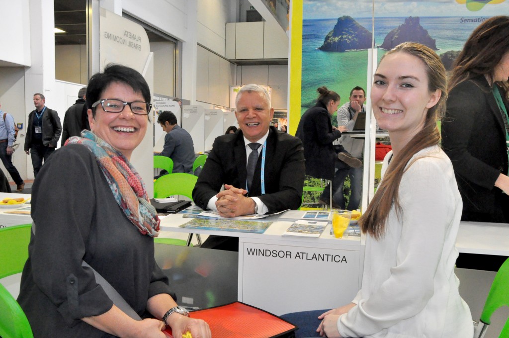 José Geraldo Filho, do Windsor Hotéis, recebe os agentes alemães