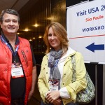 João Bosco e Christiane Aderson, da CDAHHH Turismo